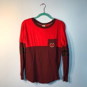 long sleeve shirt from pink